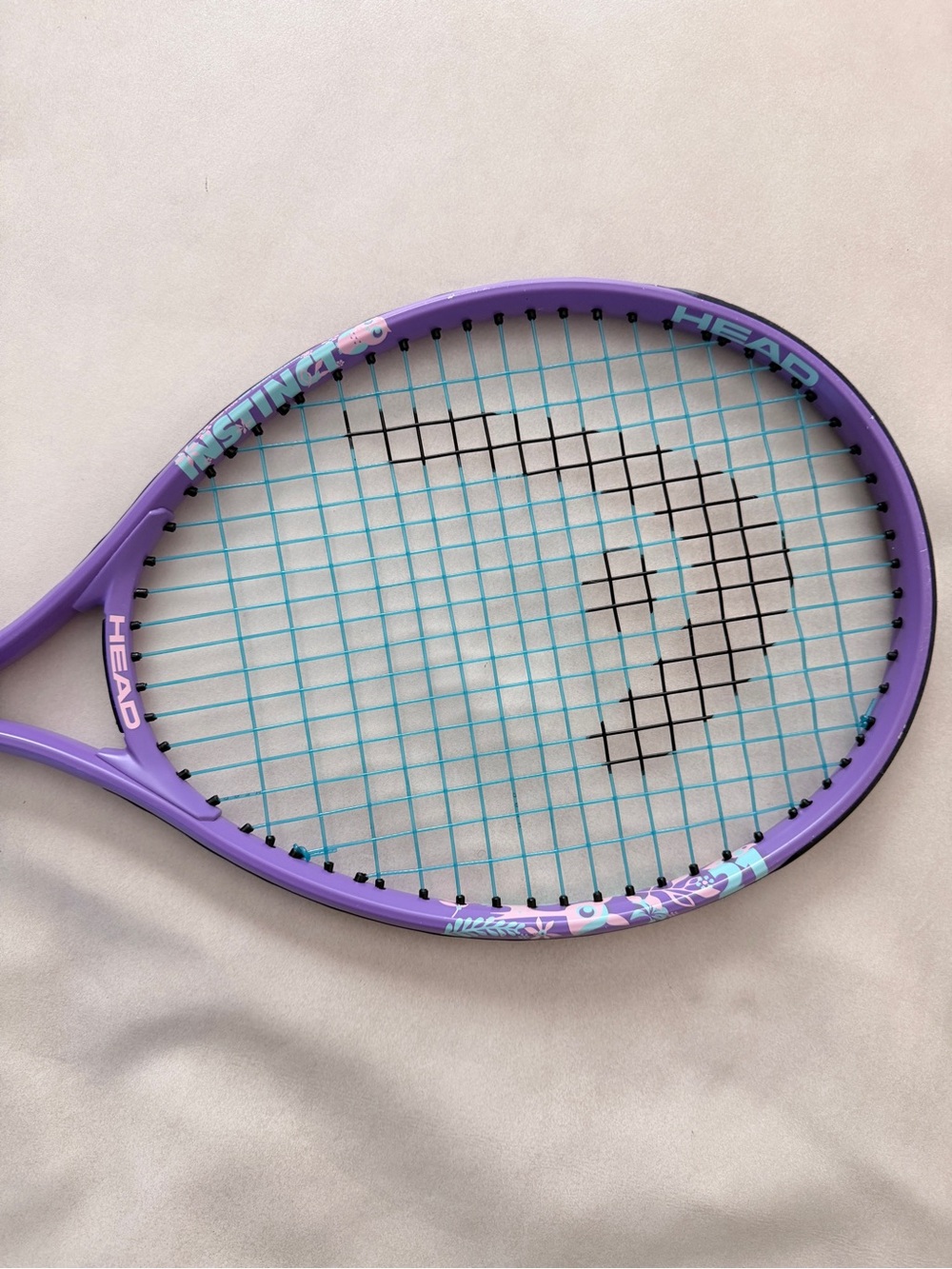 Kids Junior Purple Tennis Racket, 21 inch, Head Instinct